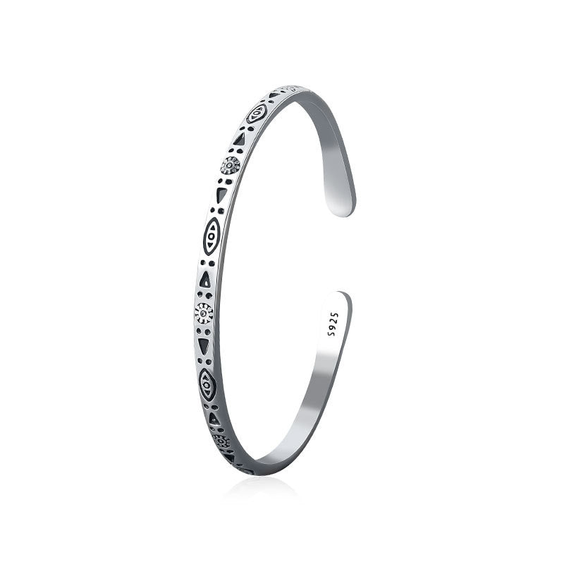 Fashion Creative Retro Matte Pattern Hand Ladies All-match