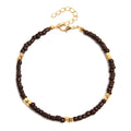 New Golden Rice Bead Beach Anklet Women