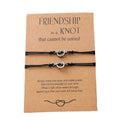 Friendship Is A Knot Card Bracelet