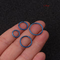 Hinged Segment Clicker Ring Nose Septum Piercing