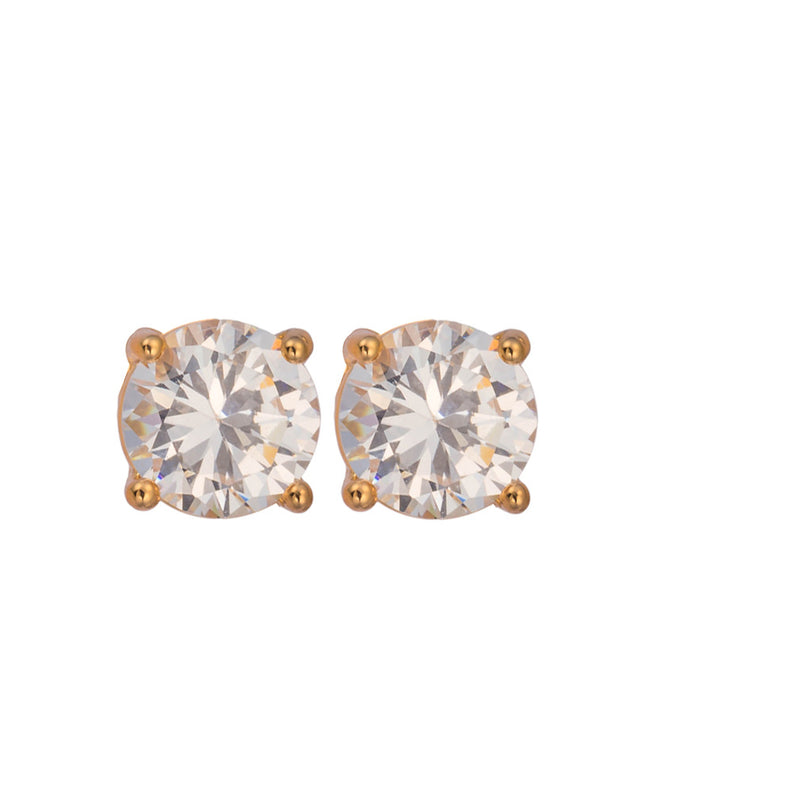 Color 5MM Super Flash AAA Zircon Earrings