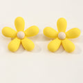 Sweet And Lovely Resin Flower Earrings