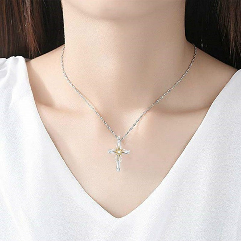 Hearts And Arrows Diamond Engagement Necklace