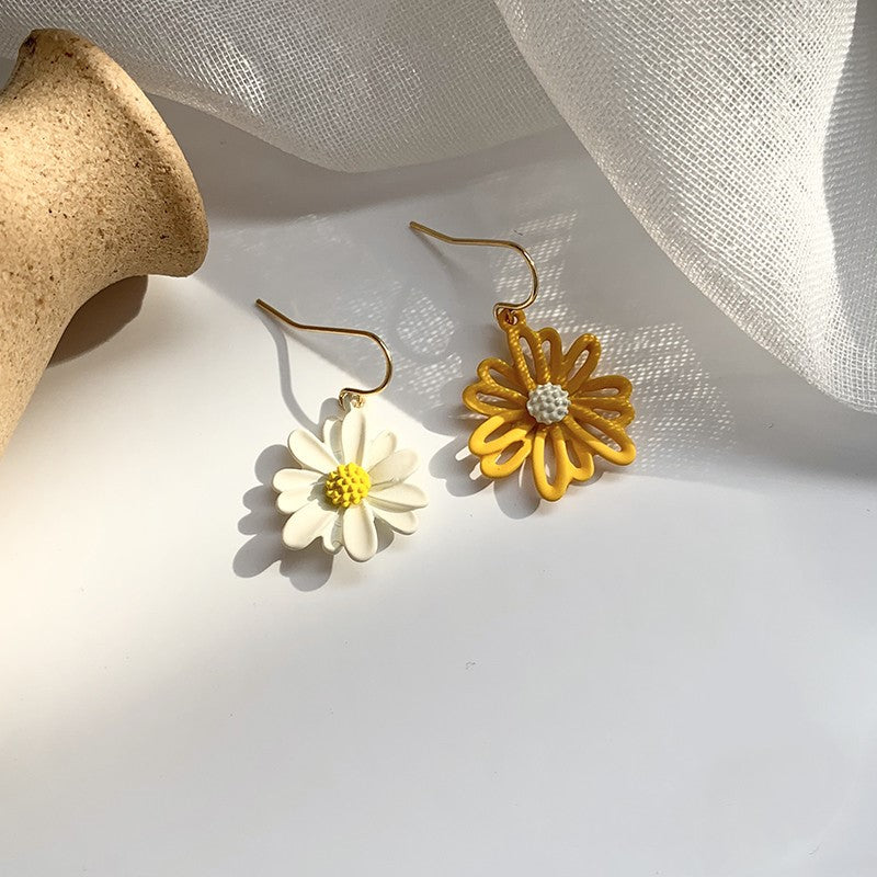 Korean temperament simple female forest earrings