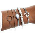 Women's Personalized Love Beaded Bracelet Set