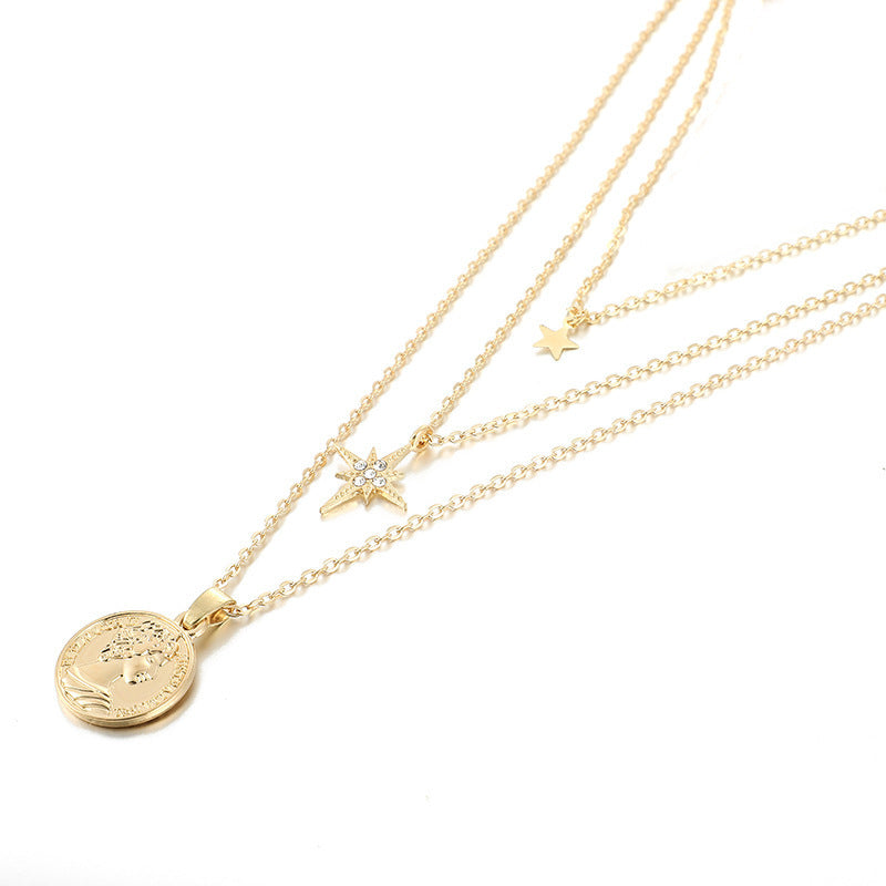 Coin Meteor Necklace