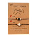 Essential oil round bead volcanic stone bracelet