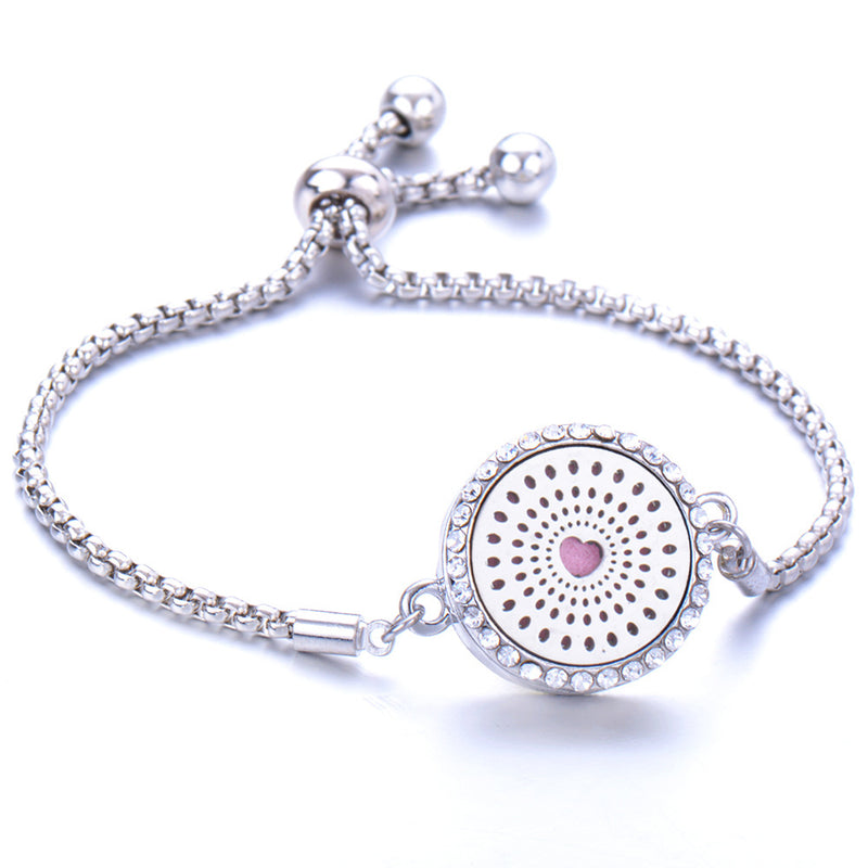 Essential oil diffusion bracelet