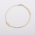 Eight point diamond collar clavicle chain bracelet