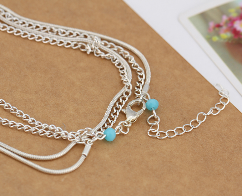 National style new wild multi-layer vintage bracelet anklet