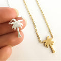 Coconut tree necklace plant clavicle chain palm tree necklace