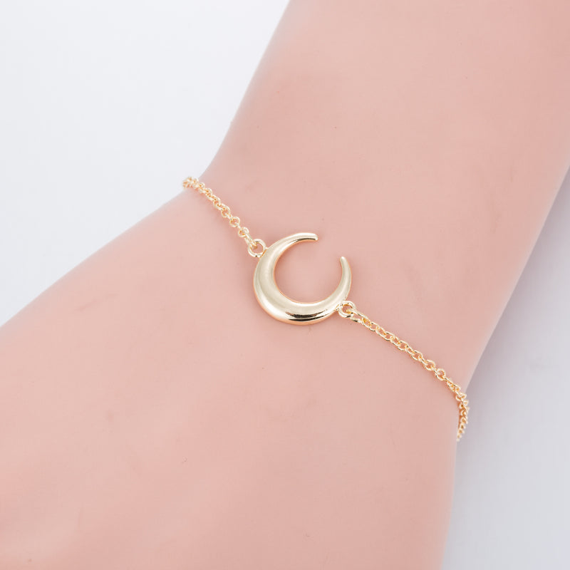 Small crescent bracelet