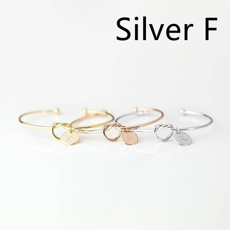 European And American Fashion Dead Knot Letter Bracelet
