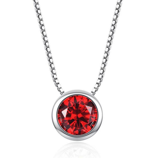 Zircon pendant necklace