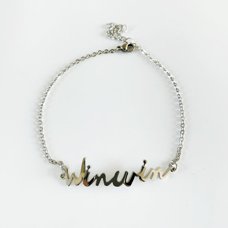 K-POP NCT Member Signature Letter Bracelet