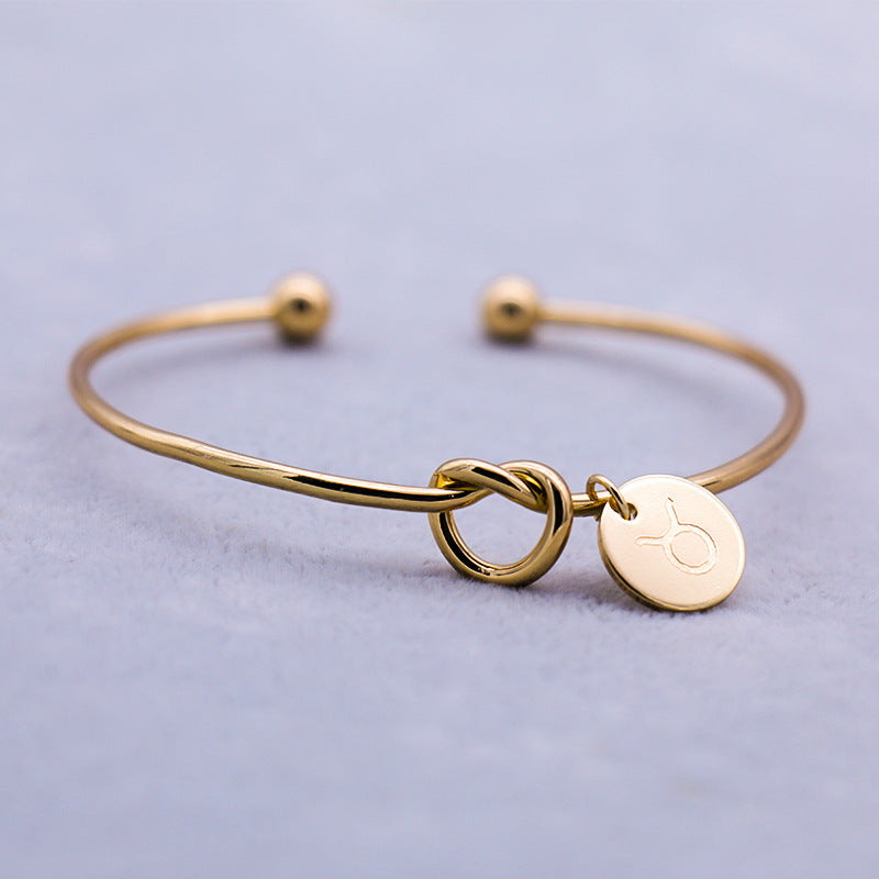 Twelve Constellation Couple Bracelet