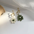 Korean temperament simple female forest earrings