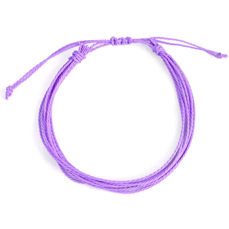 New Wax Thread Braided Bracelet Multicolor Bohemian Bracelet