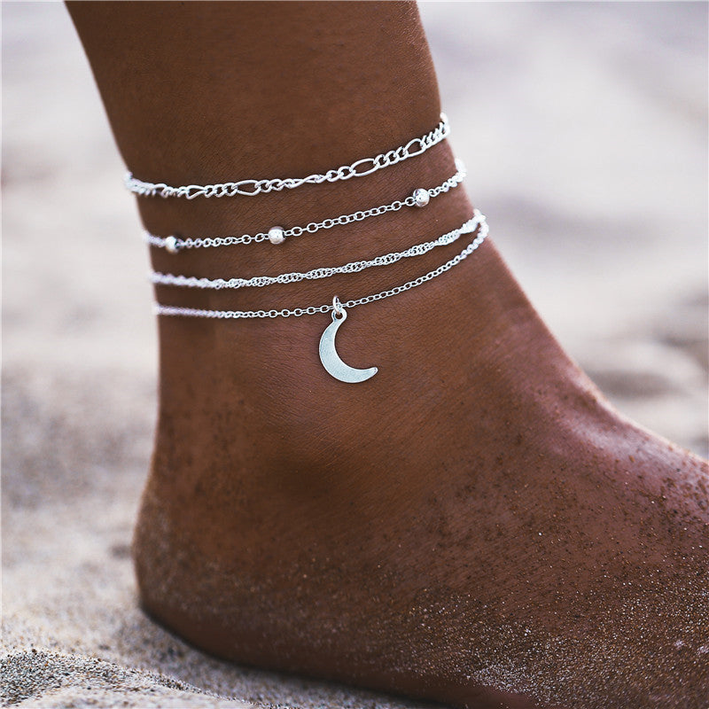 Women's bracelet anklet set