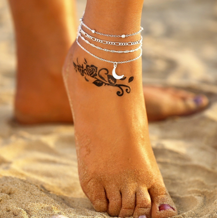 The moon anklets