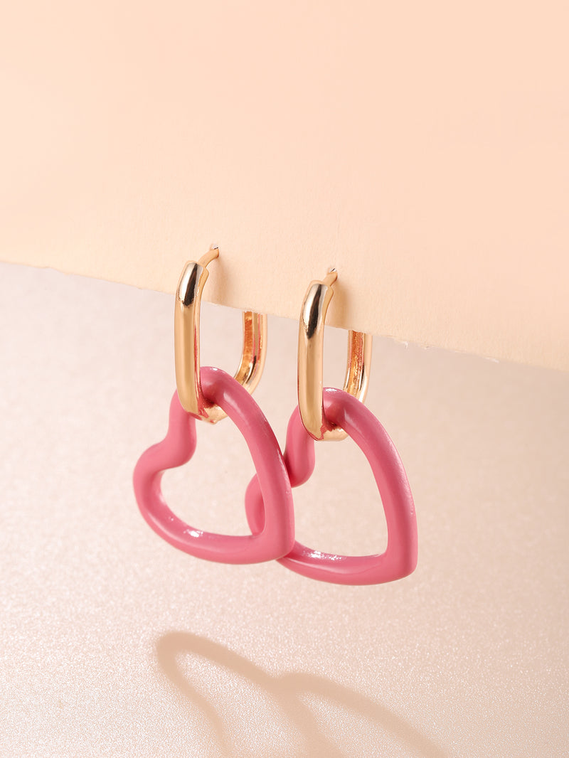 Fashionable Simple Metal Temperament Earrings