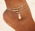 Pineapple Pendant Anklet Beads 2021 Summer Beach Foot Jewelry Fashion Style Anklet