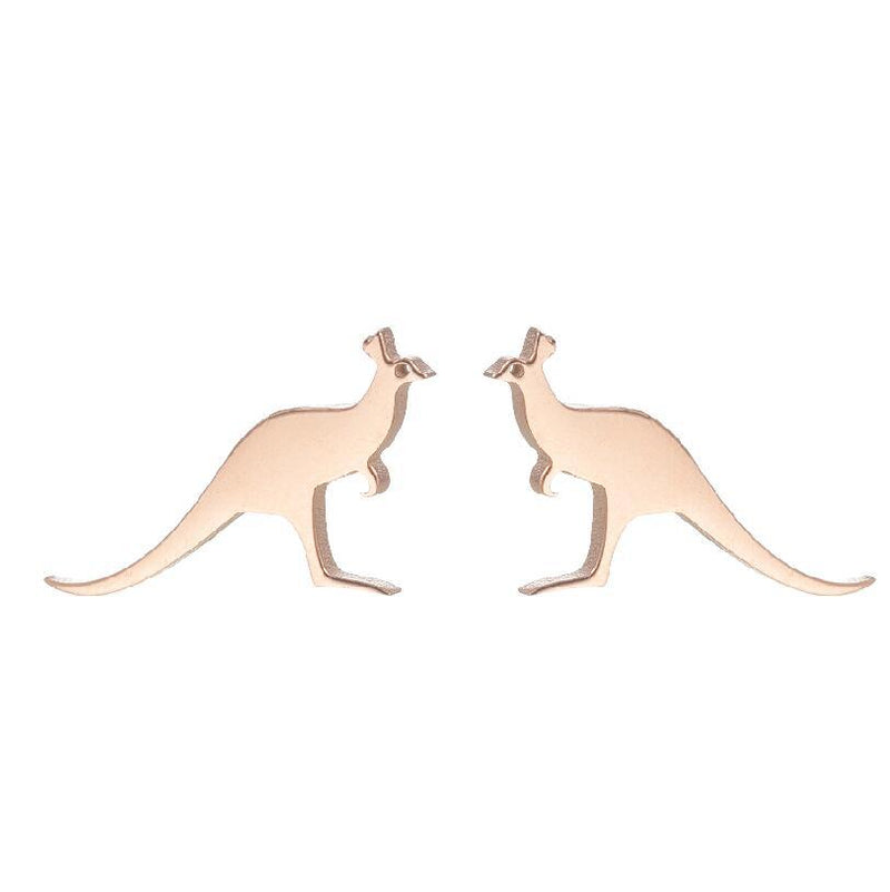 New Style Earrings Stainless Steel Plating Simple Cat Dolphin