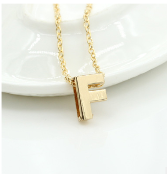 Fashion accessories with 26 letter necklaces Korean version of the clavicle chain