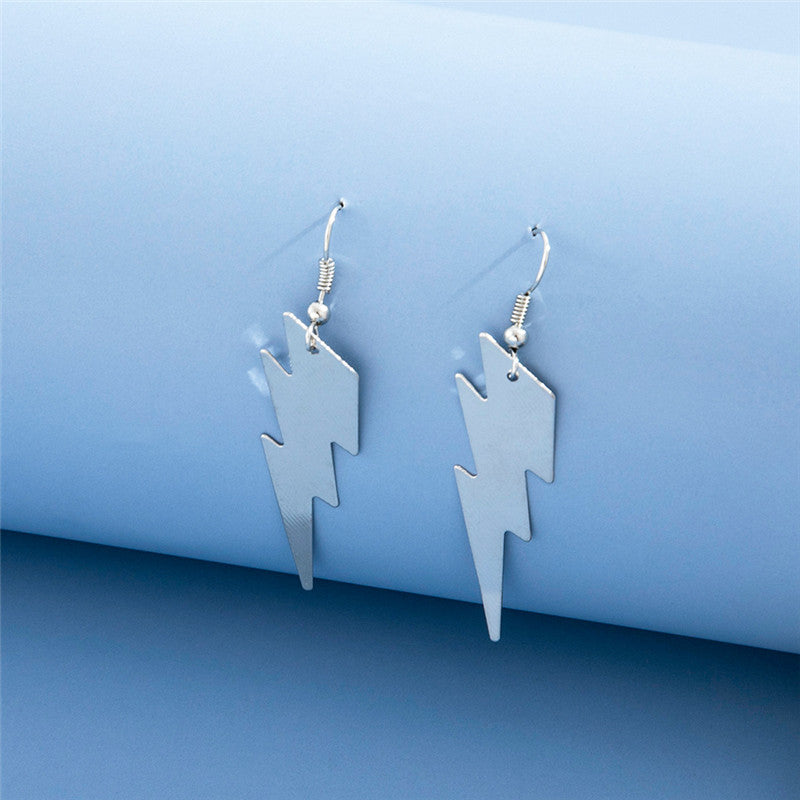 European And American Temperament Simple Long Lightning Women's Earrings