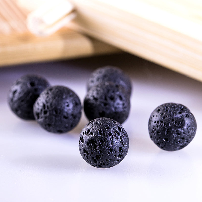 Volcanic stone loose beads