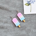 Creative Simulation Ice Popsicle Play Earrings Cool