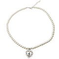 Pearl Necklace Female Cross Love Necklace