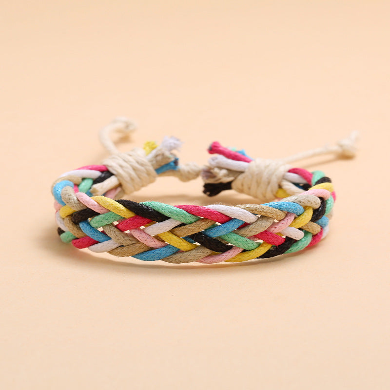 Temperament Fashion And Popular Geometric Woven Jewelry