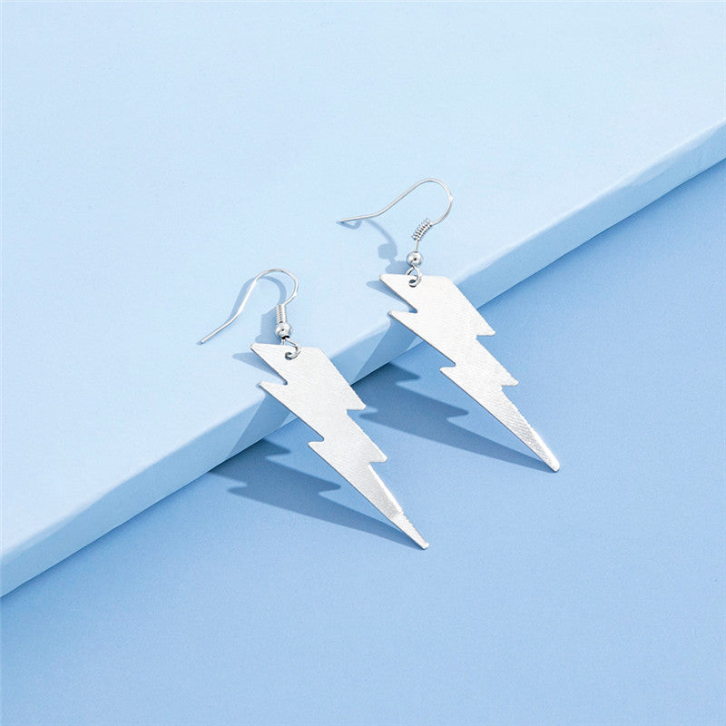 European And American Temperament Simple Long Lightning Women's Earrings