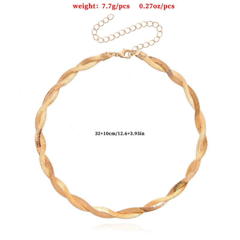 Fashion Double-wrapped Snake-bone Necklace For Women