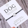 Paw Print Dog Lover Friendship Bracelet