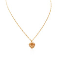 Women's Full Diamond Zircon Love Necklace