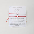 Europe And America Cross Border New Simple Bracelet Creative Retro Heart-shaped Wax Rope Woven Bracelet Band Cardboard