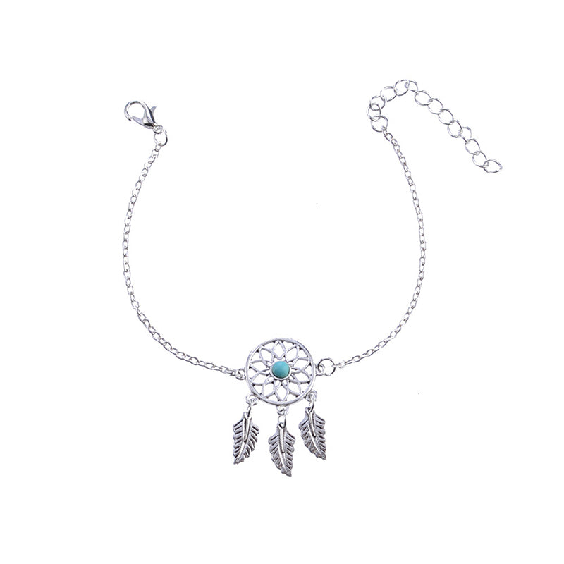 Lady Dream Catcher Pendant Anklet