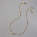 Mori Series All-match Moon Clavicle Chain Pendant Art