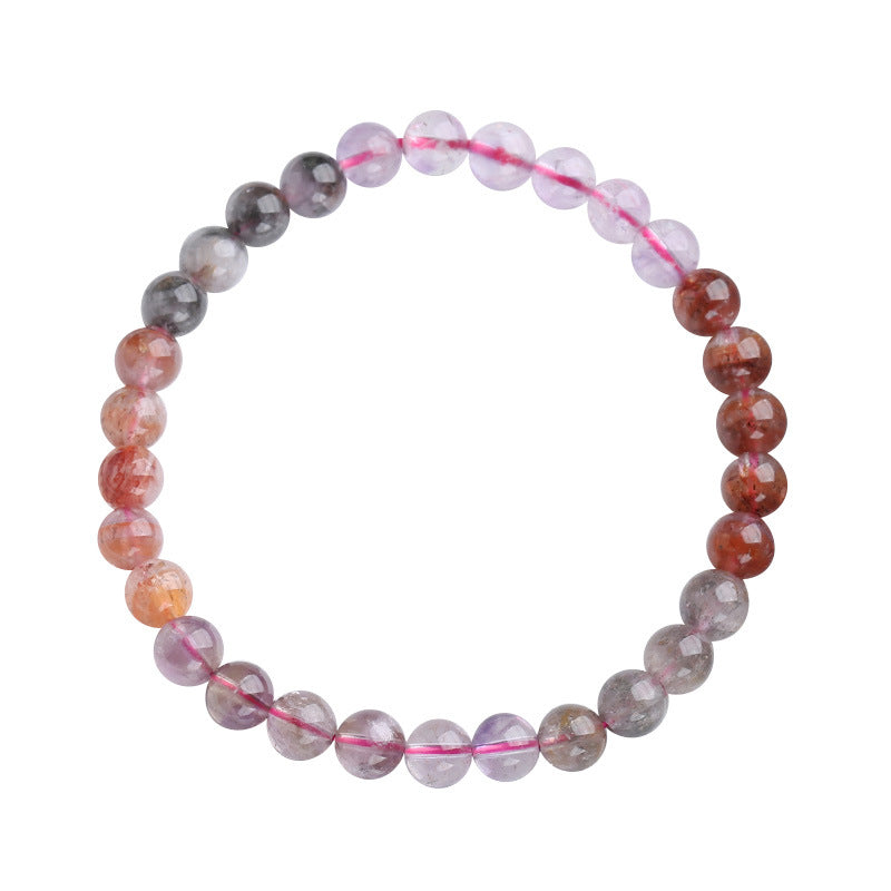 Natural Aurora 23 Crystal Beaded Bracelet for Women Charms Gifts for Mom