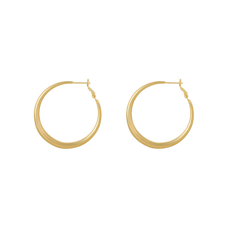 Retro Hong Earrings Personality Exaggerated Cold Wind