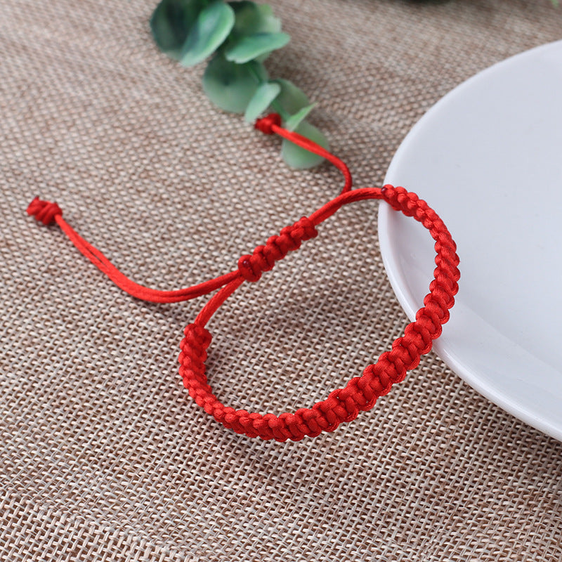 Chinese Red Knots String Bracelet