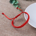 Chinese Red Knots String Bracelet