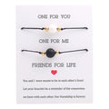 Black and white volcanic stone bracelet