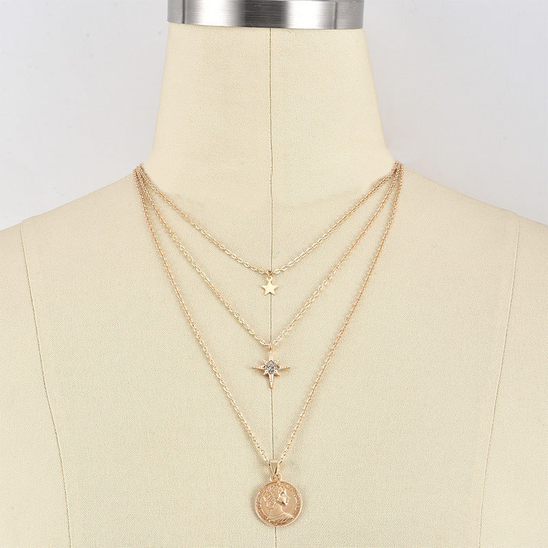 Coin Meteor Necklace