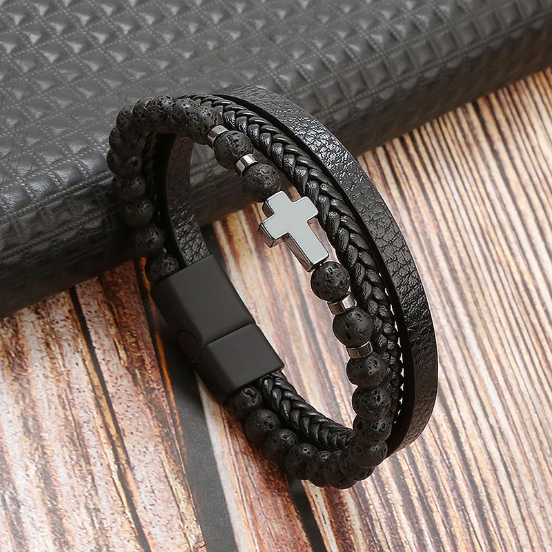 Stainless Steel Hand Woven Men's Bracelet
