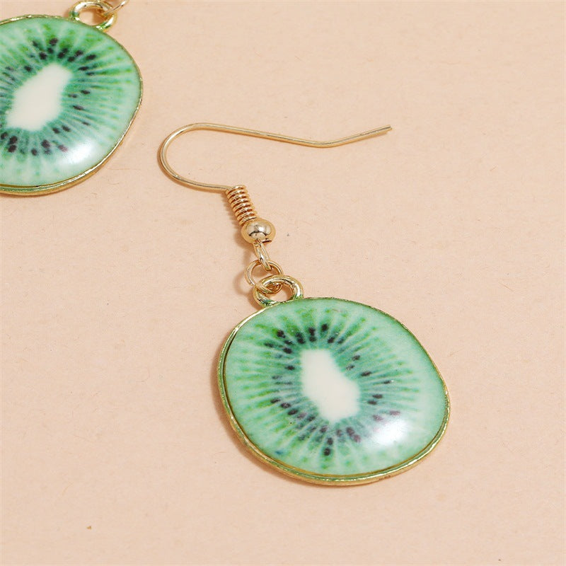 Summer Personality Lemon Earrings