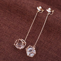 Crystal Long Fashion Hollow Zircon Stud Earrings