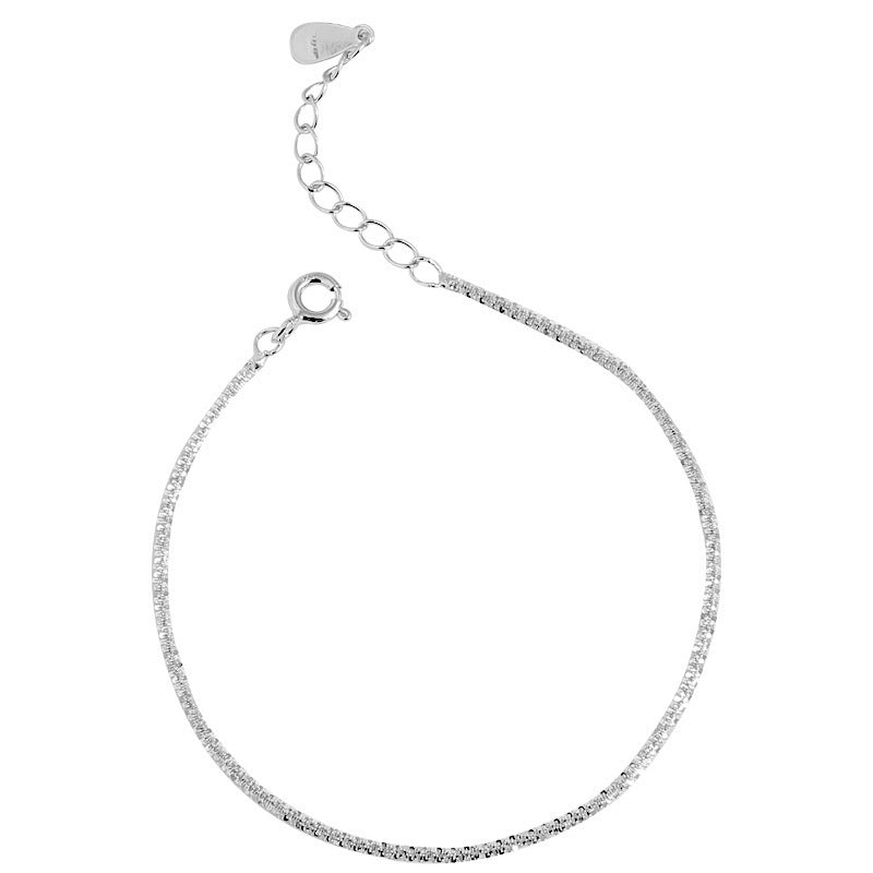 Sterling Silver Bracelet Female Gypsophila Sexy Forest Jewelry